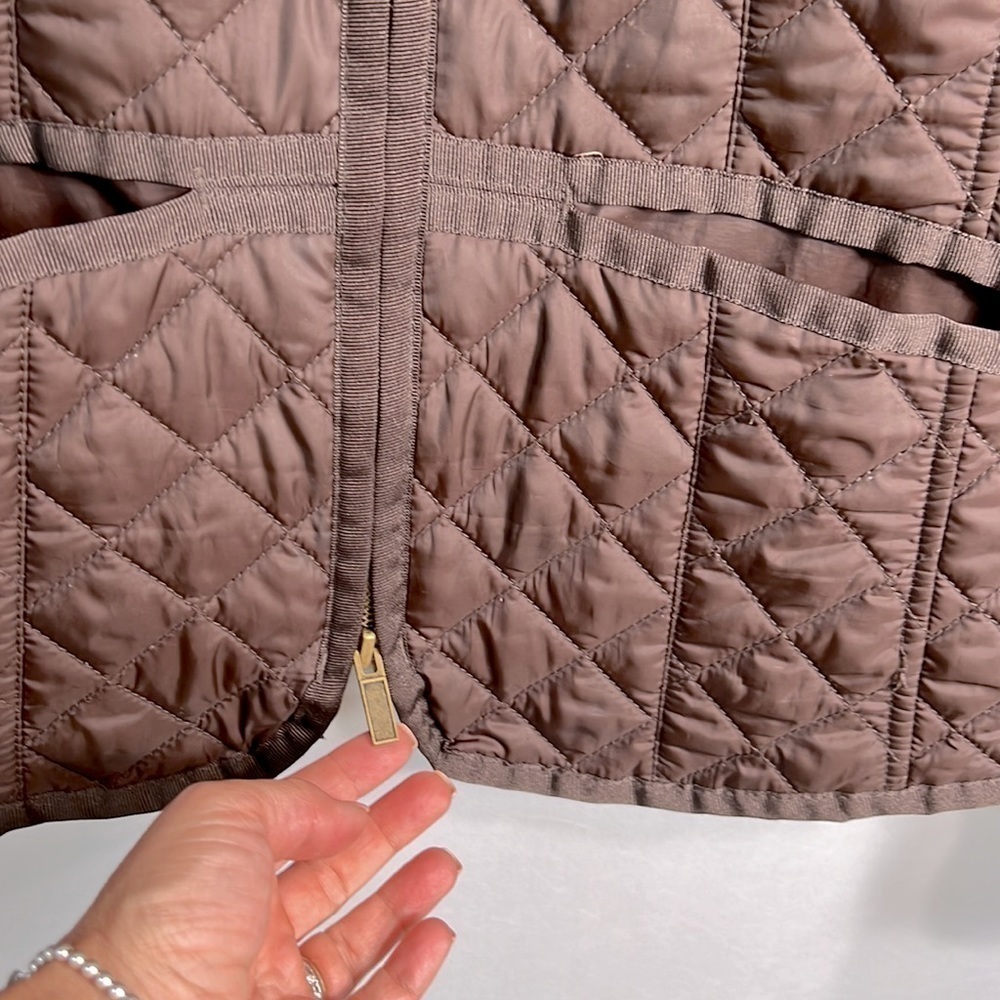 Tommy Hilfiger Brown Quilted Jacket size S/P - Picture 4 of 7